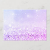 Plum roze Rose Glitter Makeup Certificate Gift (Achterkant)