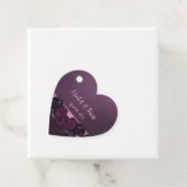 Plum-Rozen Bedankjes Labels (In situ)