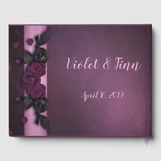 Plum-Rozen Gastenboek (Achterkant)