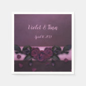 Plum-Rozen Servet (Voorkant)