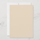 Plum Rustic Bohemian Wedding Kaart (Achterkant)