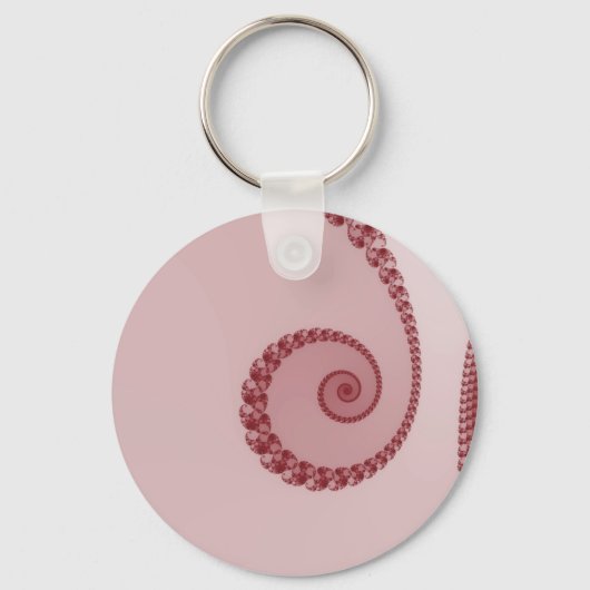 Plum Simple Spiral Sleutelhanger (Voorkant)
