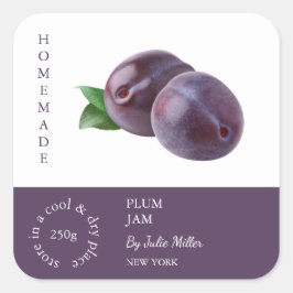 Plum Small Business Label