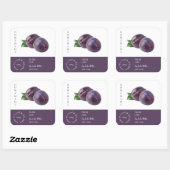 Plum Small Business Label (Vel)