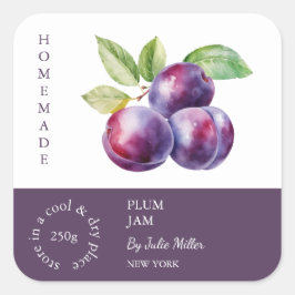 Plum Small Business Label