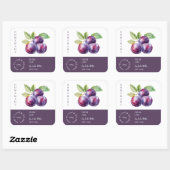 Plum Small Business Label (Vel)