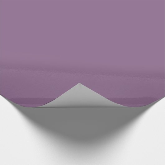 Plum Solid Color Cadeaupapier (Hoek)
