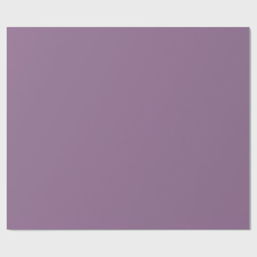 Plum Solid Color Cadeaupapier (Vlak)