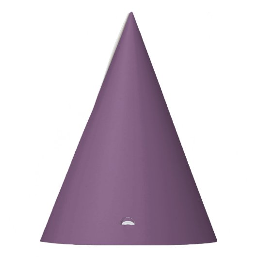 Plum Solid Color Feesthoedjes (Links)