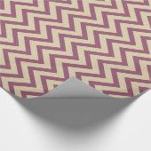 Plum Spice Moods Chevrons Cadeaupapier (Hoek)