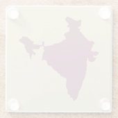 Plum Spice Moods India Glazen Onderzetter (Achterkant)