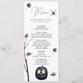 PLUM SPOOKY POMPOEN SPIN HERFST LEAF HALLOWEEN MENU (Voorkant)