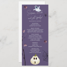 PLUM SPOOKY POMPOEN SPIN HERFST SPOOK HALLOWEEN MENU