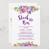 Plum Stock de Bar Koppels Douche Kaart (Voorkant / Achterkant)