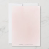 Plum & stoffige roze boho bloemen verjaardagsfeest kaart (Achterkant)