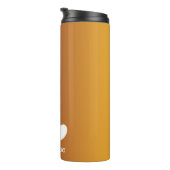 Plum Sunset Gradient Thermische Tumbler met een ha Thermosbeker (Geroteerd rechts)