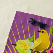 Plum Sunshine & Dew Drops Strandlaken (In situ)