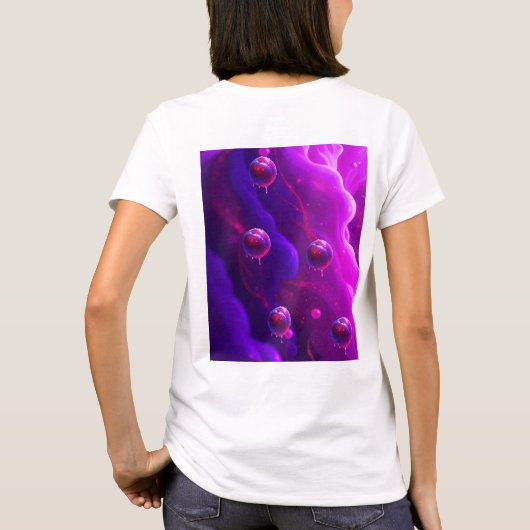 Plum Sweet Waterfall T-shirt (Achterkant)