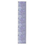 Plum Table | Paarse Zilveren Splatter-penseelstree Medium Tafelloper (Voorkant)