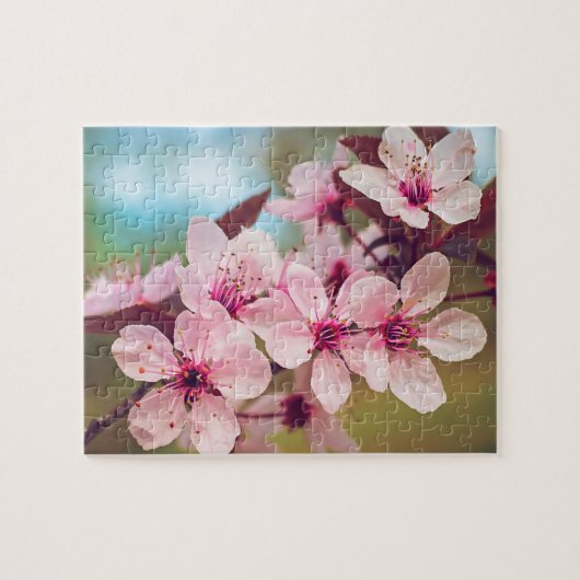 Plum Tree Blossom 8 x 10 inch uitdagend Legpuzzel (Horizontaal)