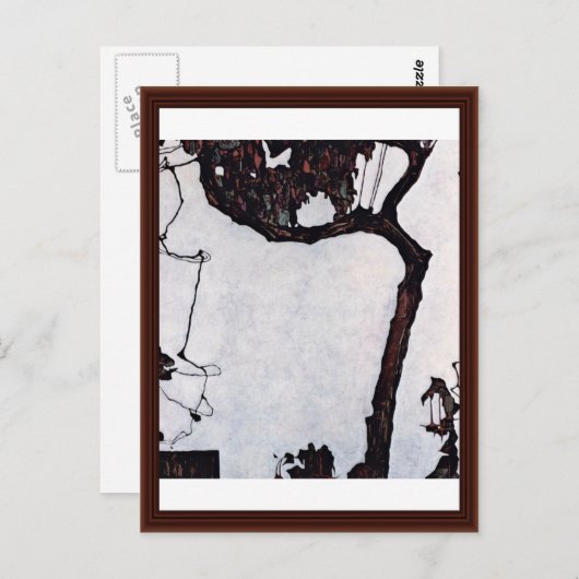 Plum Tree by Schiele Egon Briefkaart (Voorkant / Achterkant)