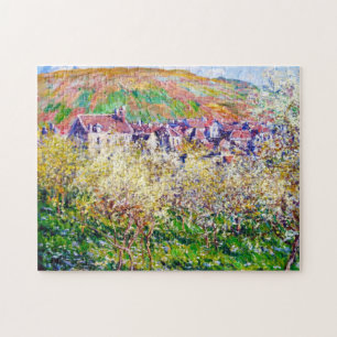 Plum Trees in Blossom op Vetheuil Claude Monet Legpuzzel