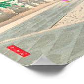 Plum Trees op Kitano Shrine Tokuriki Tomikichiro Poster (Hoek)