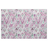 Plum Triumphant Boho Chic Tribal Ikat Stof (Fat Quarter)