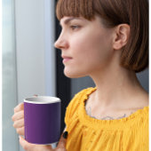 Plum Twilight - Elegante Plum Blue Gradient Mok