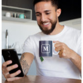 Plum Twilight - Monogram Gradiënt Koffie Mok