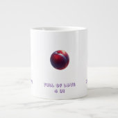 Plum Valentines Grote Koffiekop (Voorkant)