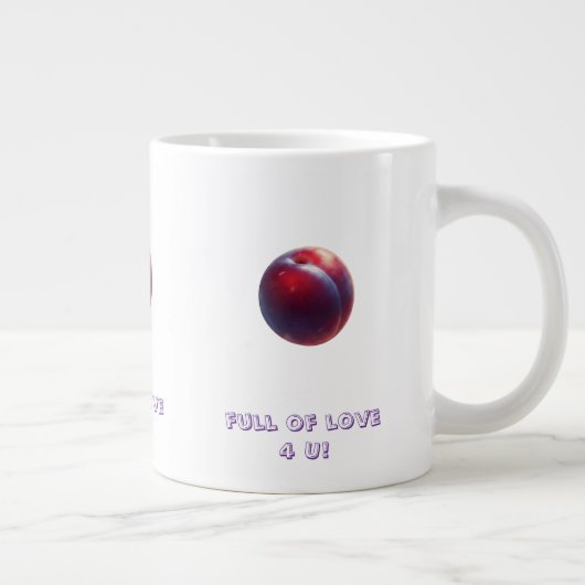 Plum Valentines Grote Koffiekop (Rechts)