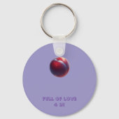 Plum Valentines Sleutelhanger (Voorkant)