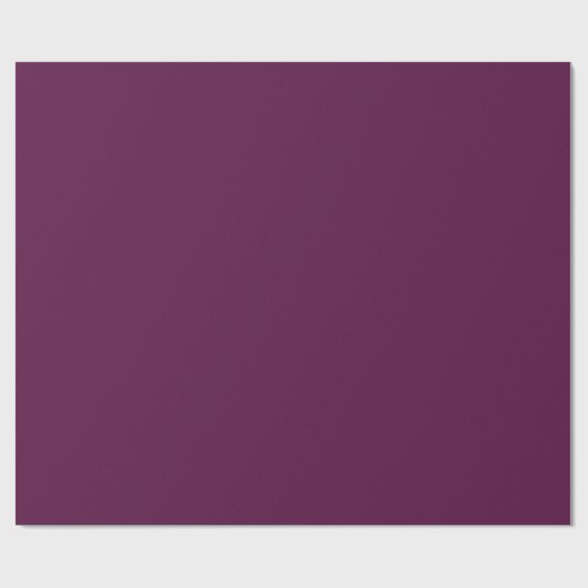 Plum (vaste kleur) cadeaupapier (Vlak)