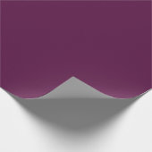 Plum (vaste kleur) cadeaupapier (Hoek)