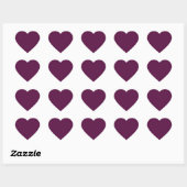 Plum (vaste kleur) hart sticker (Vel)