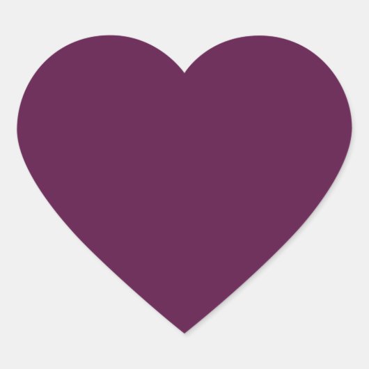 Plum (vaste kleur) hart sticker (Voorkant)
