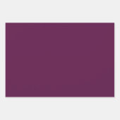 Plum (vaste kleur) inpakpapier vel (Voorkant 2)