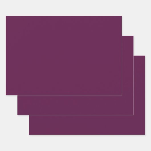 Plum (vaste kleur) inpakpapier vel (Set)