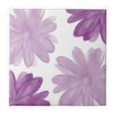 Plum Waterverf Flowers Tegeltje (Voorkant)