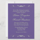 Plum Wedding Kaart (Voorkant)