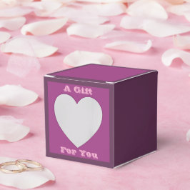 Plum Wine Paarse Lente Seizoen Effen Kleur Bedankdoosjes