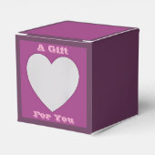 Plum Wine Paarse Lente Seizoen Effen Kleur Bedankdoosjes (Voorkant Zijde)