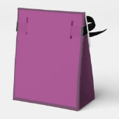 Plum Wine Paarse Lente Seizoen Effen Kleur Bedankdoosjes (Achterkant)