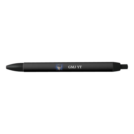 Pluma GMJ YT Zwarte Inkt Pen (Voorkant)