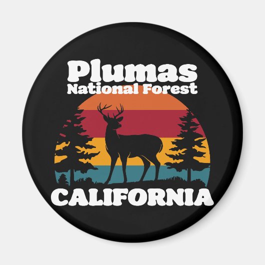 Plumas National Forest California Magneet (Voorkant)