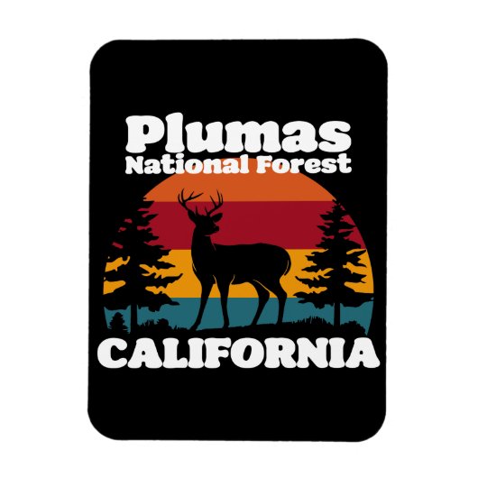 Plumas National Forest California Magneet (Verticaal)
