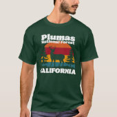 Plumas National Forest California T-shirt (Voorkant)