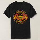 Plumas National Forest Wildland Firefighter T-shirt (Design voorkant)