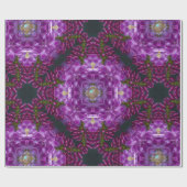 Plumb Petal Romantische Middag Cadeaupapier (Vlak)